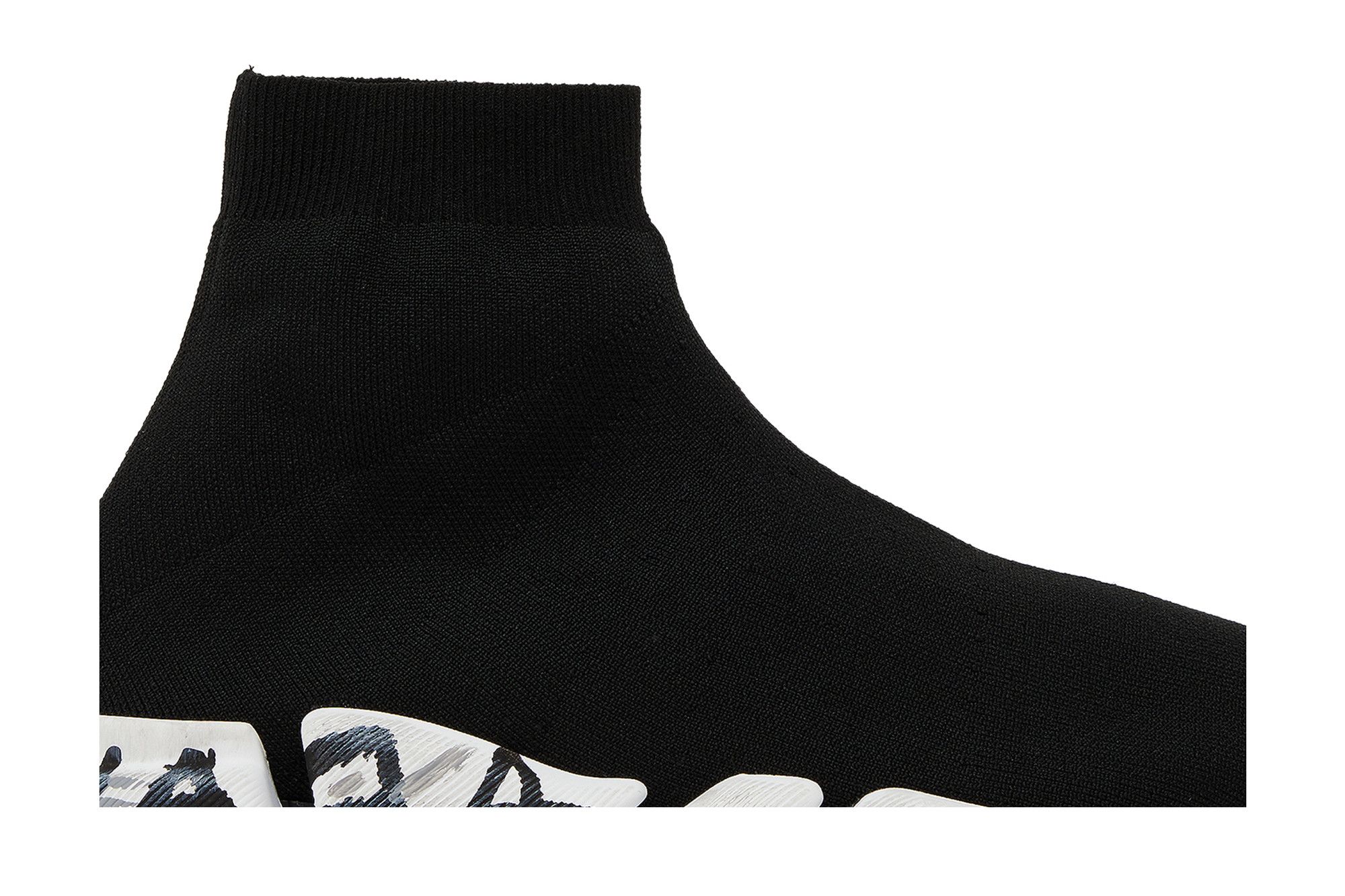 Order Balenciaga Speed 2.0 Zapatilla 'Graffiti Desgastado - Negro' 617239-W2DD4-1091