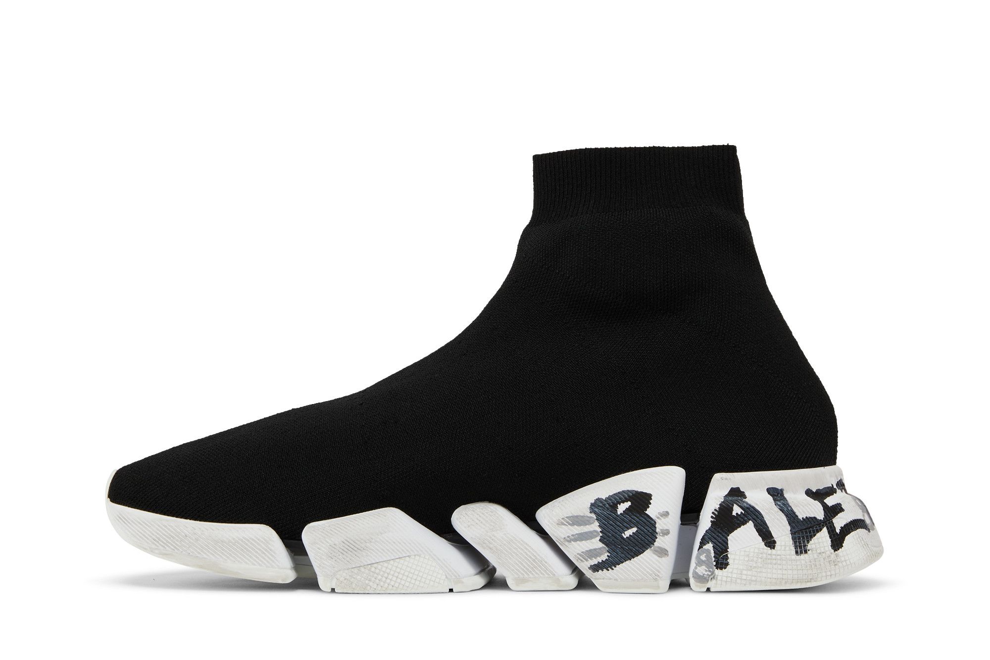 Lookbook Balenciaga Speed 2.0 Zapatilla 'Graffiti Desgastado - Negro' 617239-W2DD4-1091