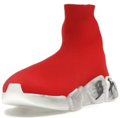 巴黎世家 Speed 2.0 运动鞋 '破旧涂鸦 - 红色' 617239W2DD46091 Purchase 巴黎世家 Speed 2.0 运动鞋 '破旧涂鸦 - 红色' 617239W2DD46091