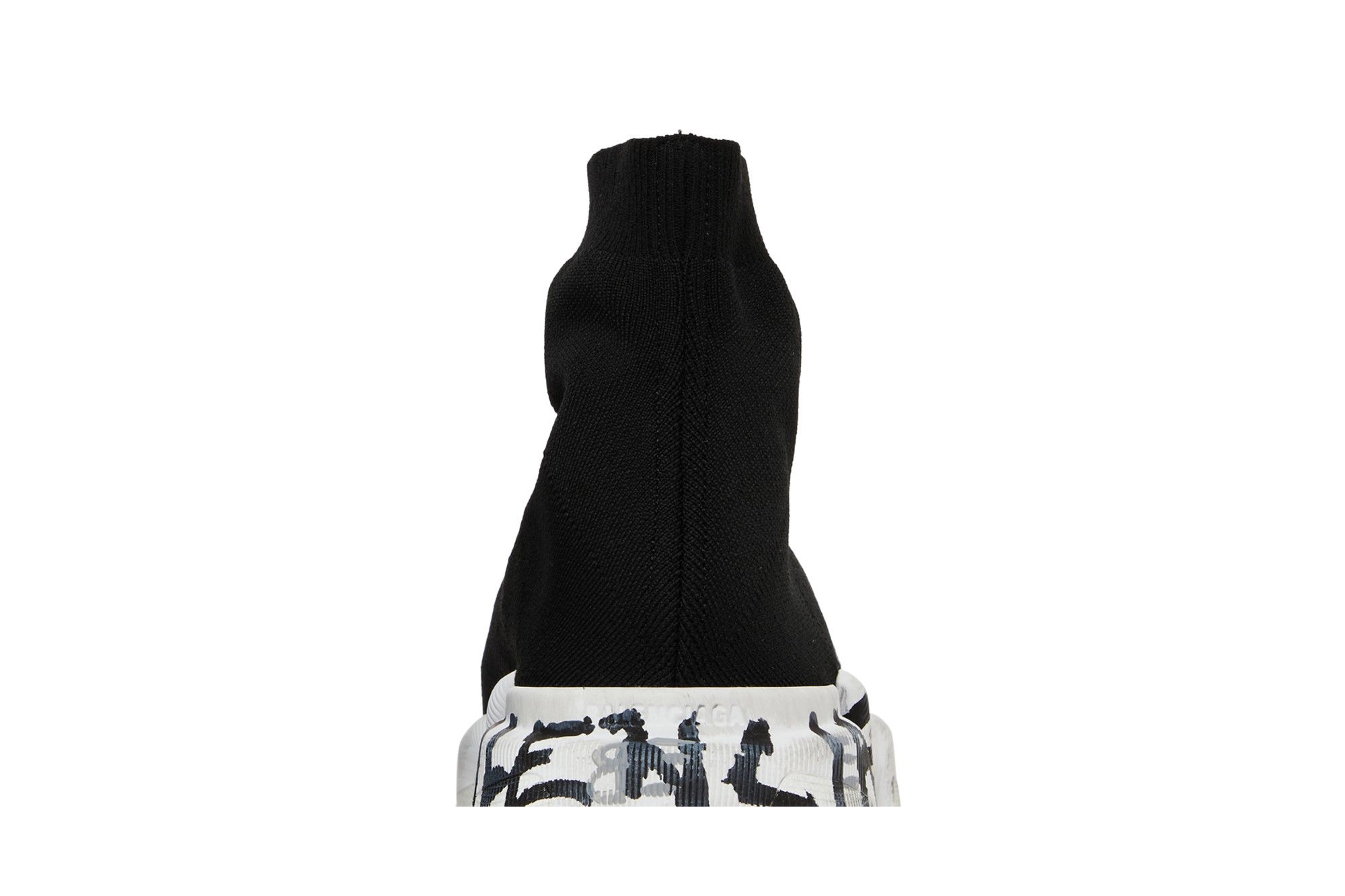 Sizing Balenciaga Speed 2.0 Zapatilla 'Graffiti Desgastado - Negro' 617239-W2DD4-1091