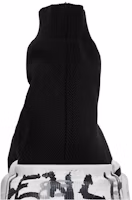 Sizing Balenciaga巴黎世家 織物 套穿 輕便 高筒 運動休閒鞋 黑白