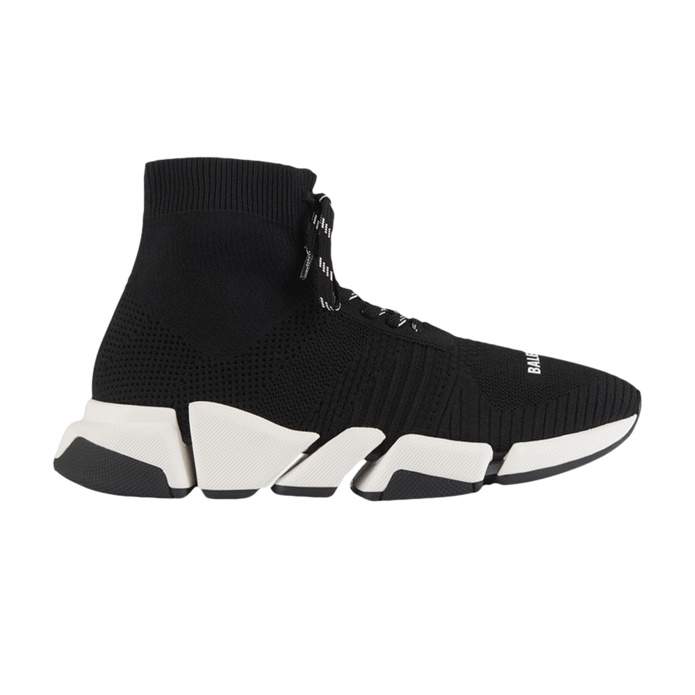 Balenciaga Speed 2 Lace Up Trainer 'Black White'