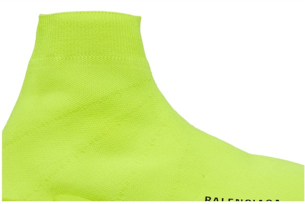 발렌시아가 스피드 2 니트 '형광 노랑' 617239-W1726-7204 Order 발렌시아가 스피드 2 니트 '형광 노랑' 617239-W1726-7204