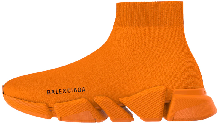 balenciaga-speed-2-trainer-knit-neon-orange