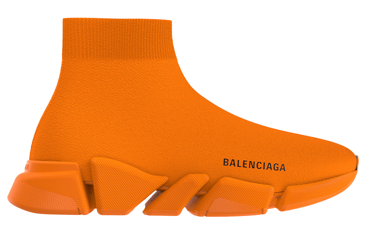 Order Balenciaga Speed 2 Trainer Knit ''Arancione Neon'' 617239-W2DBH-7521