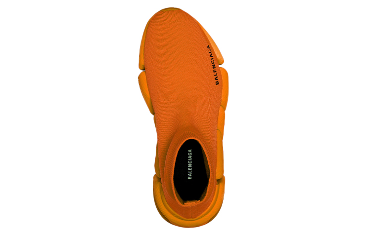 Shop Balenciaga Speed 2 Trainer Knit ''Arancione Neon'' 617239-W2DBH-7521