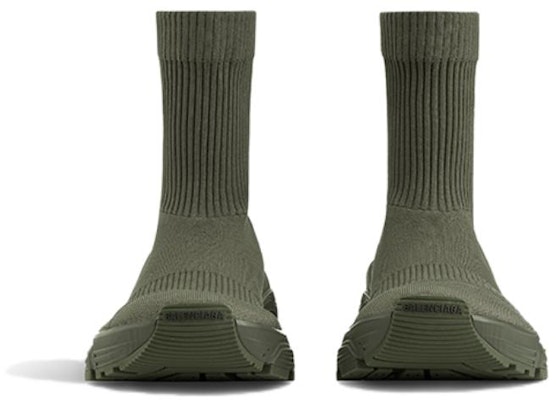 巴黎世家 Speed 3.0 运动鞋 '橄榄绿' 654532W2DN23111 Lookbook 巴黎世家 Speed 3.0 运动鞋 '橄榄绿' 654532W2DN23111