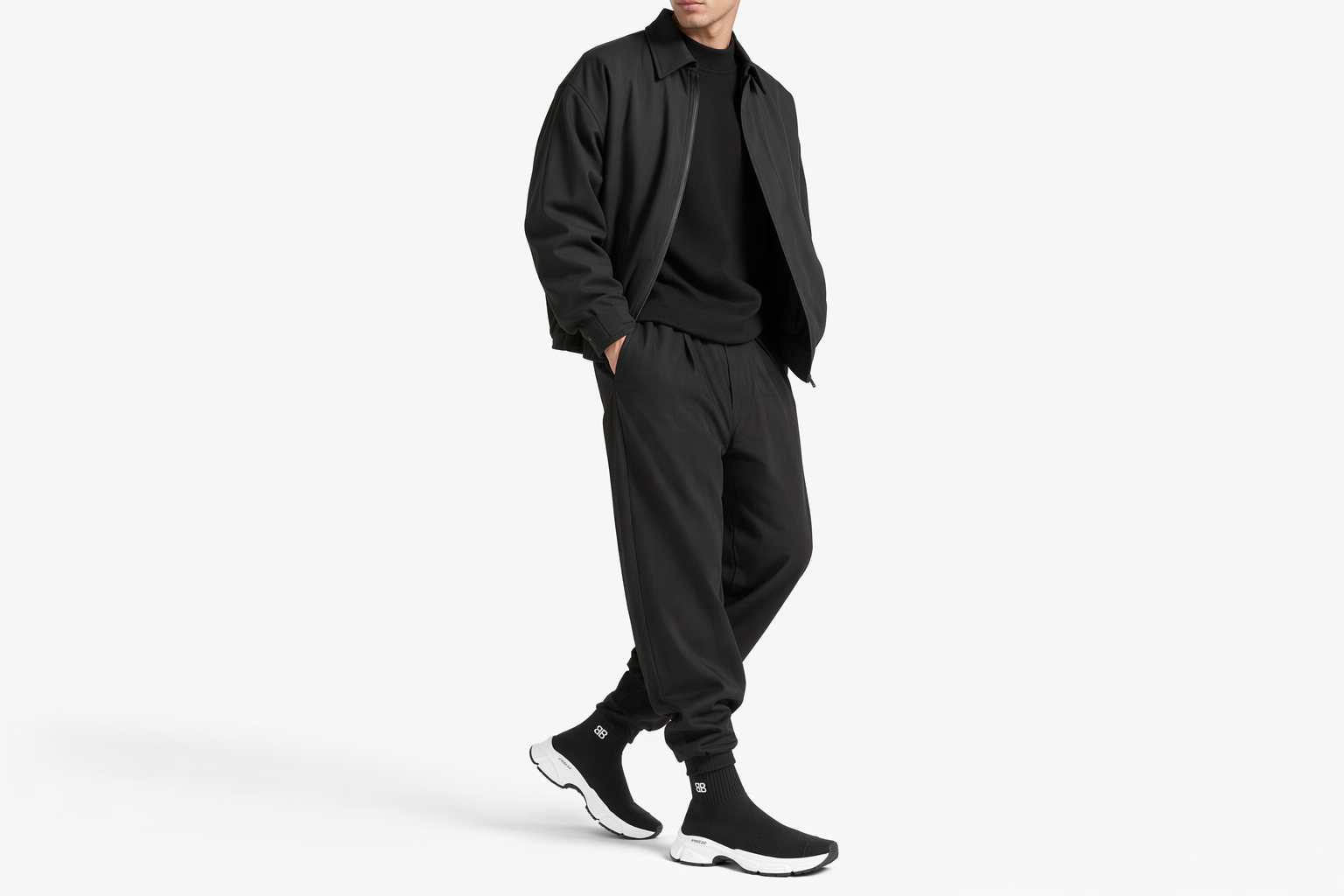 Order Balenciaga Speed 3.0 Zapatillas 'Negro Blanco' 654532W2DN11090