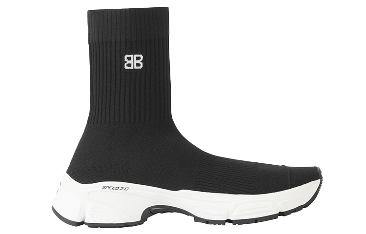 Lookbook Balenciaga Speed 3.0 Zapatillas 'Negro Blanco' 654532W2DN11090