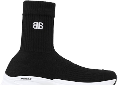 (W) Balenciaga Speed 3.0 Sneaker 'Hitam Putih' 654466-W2DN1-1090 Order (W) Balenciaga Speed 3.0 Sneaker 'Hitam Putih' 654466-W2DN1-1090