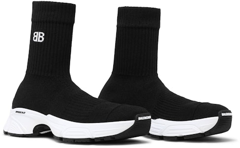 (W) Balenciaga Speed 3.0 Sneaker 'Hitam Putih' 654466-W2DN1-1090 Cheap (W) Balenciaga Speed 3.0 Sneaker 'Hitam Putih' 654466-W2DN1-1090