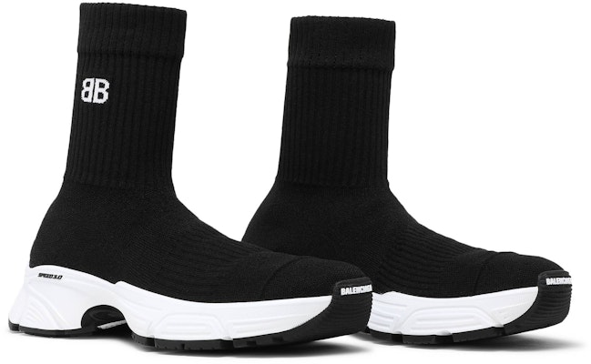 (W) 발렌시아가 스피드 3.0 블랙 화이트 스니커즈 654466-W2DN1-1090 Cheap (W) 발렌시아가 스피드 3.0 블랙 화이트 스니커즈 654466-W2DN1-1090