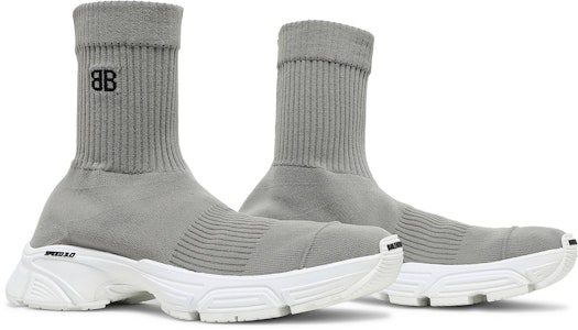 Balenciaga Speed 3.0 Kasut 'Kelabu' 654532W2DN21510 Cheap Balenciaga Speed 3.0 Kasut 'Kelabu' 654532W2DN21510