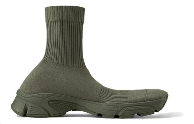 Lookbook Baskets Balenciaga Speed 3.0 ''Vert Olive'' 654532W2DN23111