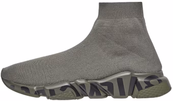 Balenciaga Speed Sneaker 'Midsole Graffiti - Kaki Black' 645334W2DB73110 Balenciaga Speed Sneaker 'Midsole Graffiti - Kaki Black' 645334W2DB73110