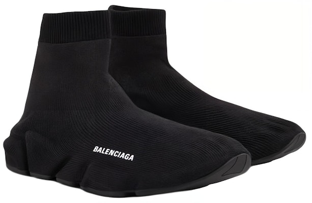 Balenciaga Speed Penuh Rajut Hitam 731062W2L711000 Shop Balenciaga Speed Penuh Rajut Hitam 731062W2L711000