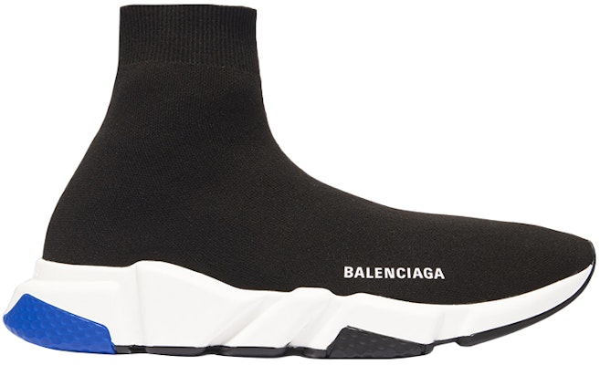 Balenciaga Speed Knit Trainer 'Hitam Biru' 587286 W1703 1071 Order Balenciaga Speed Knit Trainer 'Hitam Biru' 587286 W1703 1071