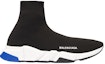 Order Balenciaga Speed Knit Trainer 'Hitam Biru' 587286 W1703 1071