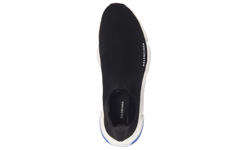 Lookbook Balenciaga Speed Knit Trainer 'Negro Azul' 587286 W1703 1071