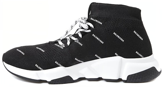 Balenciaga Speed Lace-Up 'Cetakan Penuh - Hitam' 530358W1HP11006 Buy Balenciaga Speed Lace-Up 'Cetakan Penuh - Hitam' 530358W1HP11006