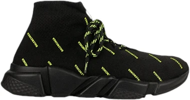 Balenciaga Speed Lace-Up 'All Over Print - Black Yellow Fluo' 567035-W1HP1-1047 Balenciaga Speed Lace-Up 'All Over Print - Black Yellow Fluo' 567035-W1HP1-1047