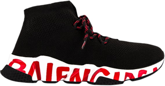 Balenciaga Speed Lace-Up 'Graffiti - Negro Rojo' 621611-W05GE-1095 Buy Balenciaga Speed Lace-Up 'Graffiti - Negro Rojo' 621611-W05GE-1095