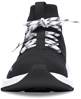 Balenciaga Speed Lace-Up Sneaker 'Hitam Putih' 587289-W2DB2-1015 Shop Balenciaga Speed Lace-Up Sneaker 'Hitam Putih' 587289-W2DB2-1015