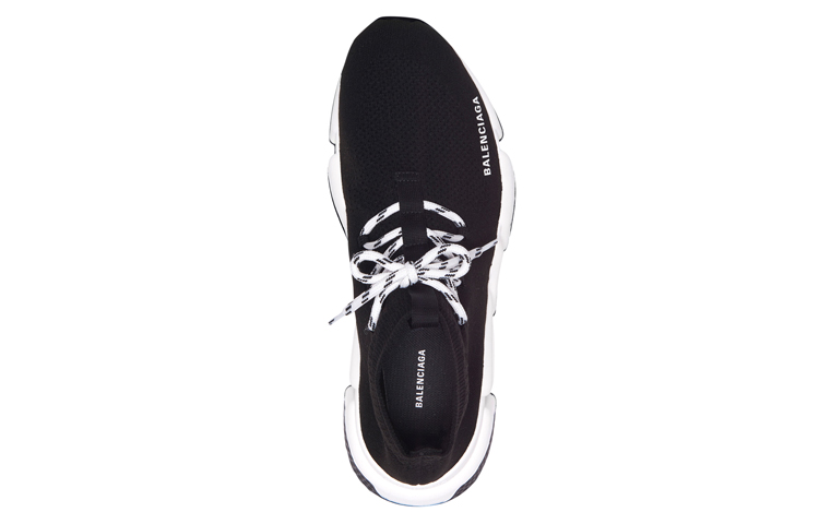 Purchase Balenciaga Speed Lace-Up Sneaker 'Hitam Putih' 587289-W2DB2-1015
