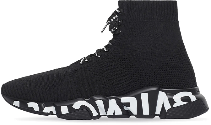 balenciaga-speed-lace-up-sneaker-graffiti-black