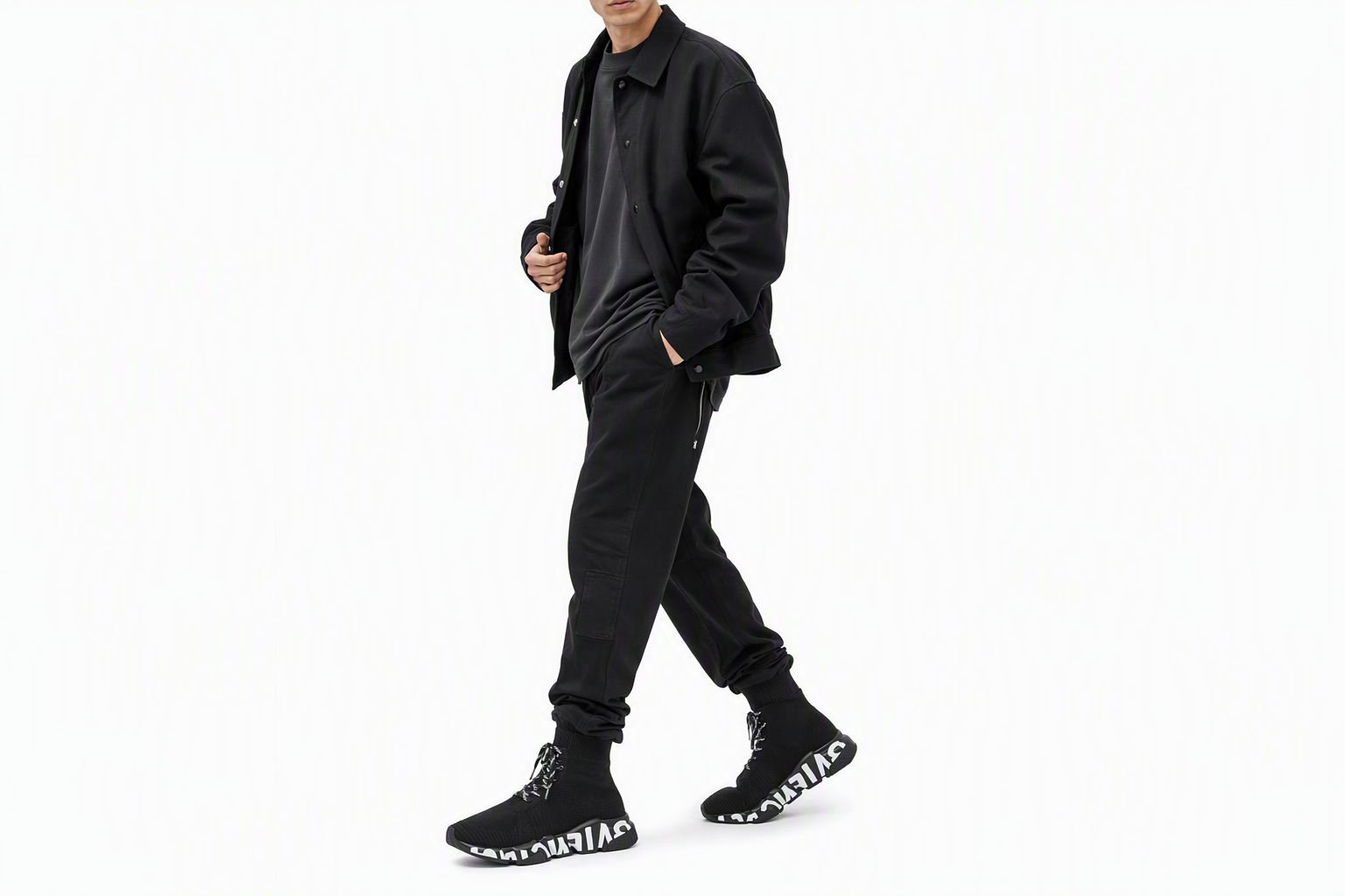 Order Balenciaga Speed Lace-Up Sneaker ''Graffiti - Zwart'' 617251-W2DB7-1006