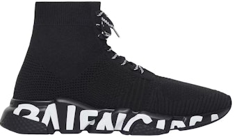 Balenciaga Speed Lace-Up Sneaker 'Graffiti - Hitam' 617251W2DB71006 Order Balenciaga Speed Lace-Up Sneaker 'Graffiti - Hitam' 617251W2DB71006