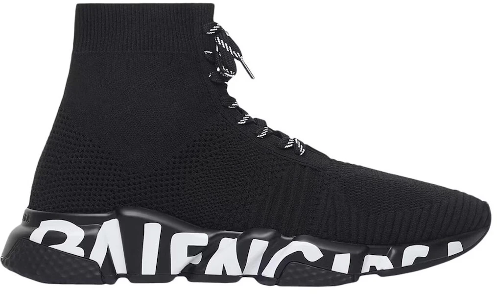 Balenciaga Speed Lace-Up Sneaker ''Graffiti - Zwart'' 617251-W2DB7-1006 Lookbook Balenciaga Speed Lace-Up Sneaker ''Graffiti - Zwart'' 617251-W2DB7-1006