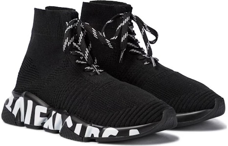 Balenciaga Speed Lace-Up Zapatillas 'Graffiti - Negro' 617251W2DB71006 Lookbook Balenciaga Speed Lace-Up Zapatillas 'Graffiti - Negro' 617251W2DB71006