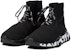 Balenciaga Speed Lace-Up Sneaker 'Graffiti - Hitam' 617251-W2DB7-1006
