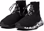 Purchase Balenciaga Speed Lace-Up Sneaker 'Graffiti - Hitam' 617251W2DB71006