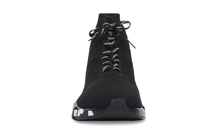 Details for Balenciaga Speed Lace-Up Sneaker 'Graffiti - Hitam' 617251W2DB71006