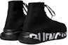 Details for Balenciaga Speed Lace-Up Sneaker 'Graffiti - Hitam' 617251-W2DB7-1006