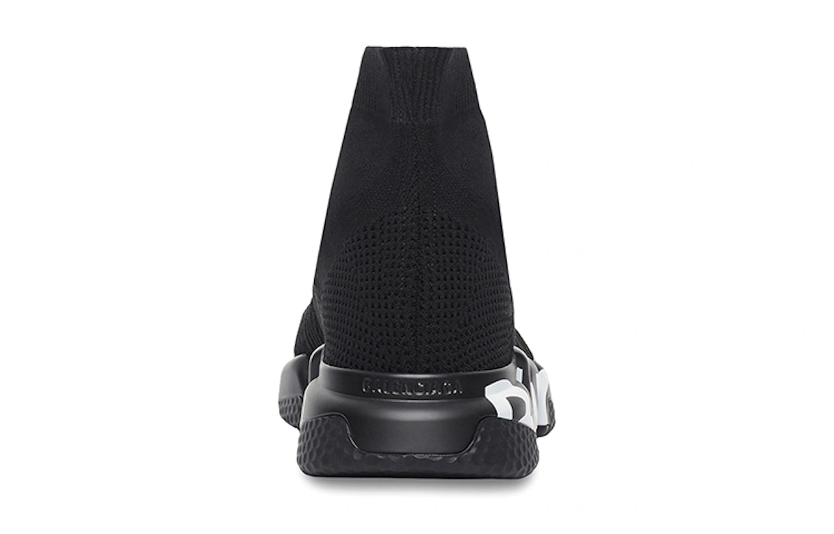 Balenciaga Speed Lace-Up Sneaker 'Graffiti - Black'