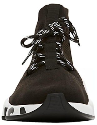 Balenciaga Speed Lace Up Grafiti Hitam Putih 621611W05GE1015 Lookbook Balenciaga Speed Lace Up Grafiti Hitam Putih 621611W05GE1015