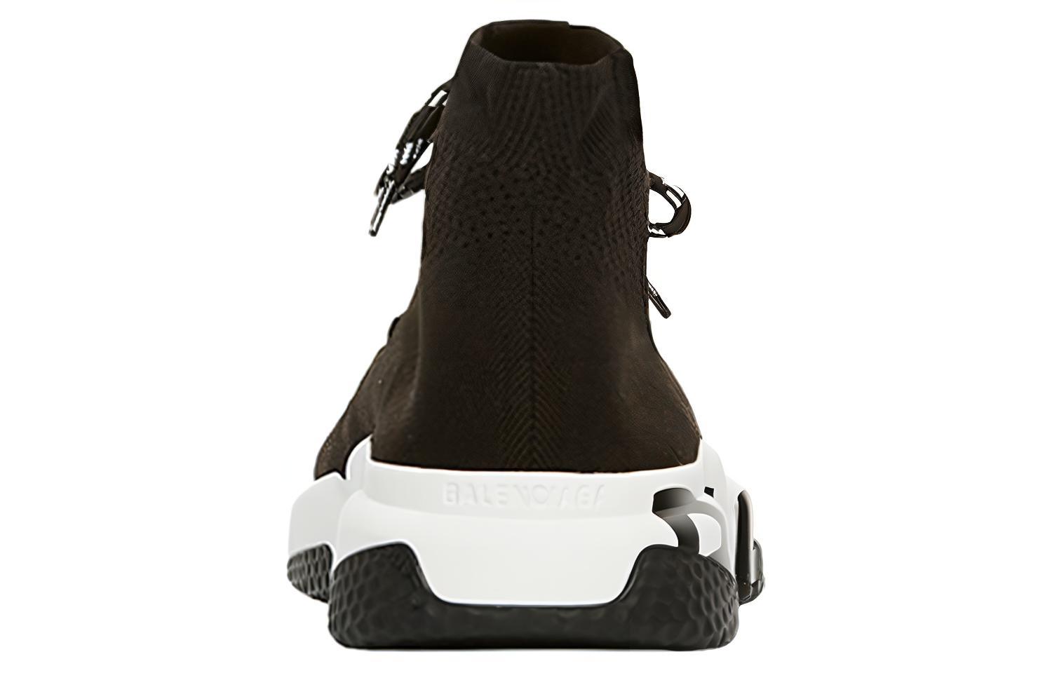 Shop Balenciaga Speed Lace Up Graffiti Negro Blanco 621611W05GE1015