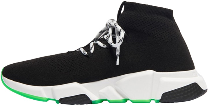 balenciaga-speed-lace-up-trainer-black-neon-green