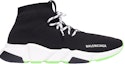 Order Balenciaga Speed Lace Up Trainer 'Hitam Neon Hijau' 587289-W1704-1073