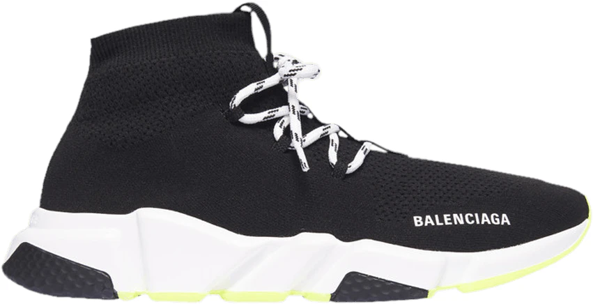 balenciaga-speed-lace-up-trainer-black-neon-yellow