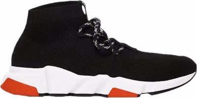 Balenciaga Speed Lace Up Trainer 'Black Red' 530357-W07U0-1000 Balenciaga Speed Lace Up Trainer 'Black Red' 530357-W07U0-1000