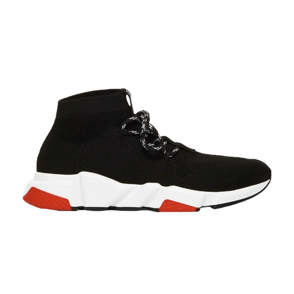 Balenciaga Speed Lace Up Trainer 'Black Red' 530357-W07U0-1000