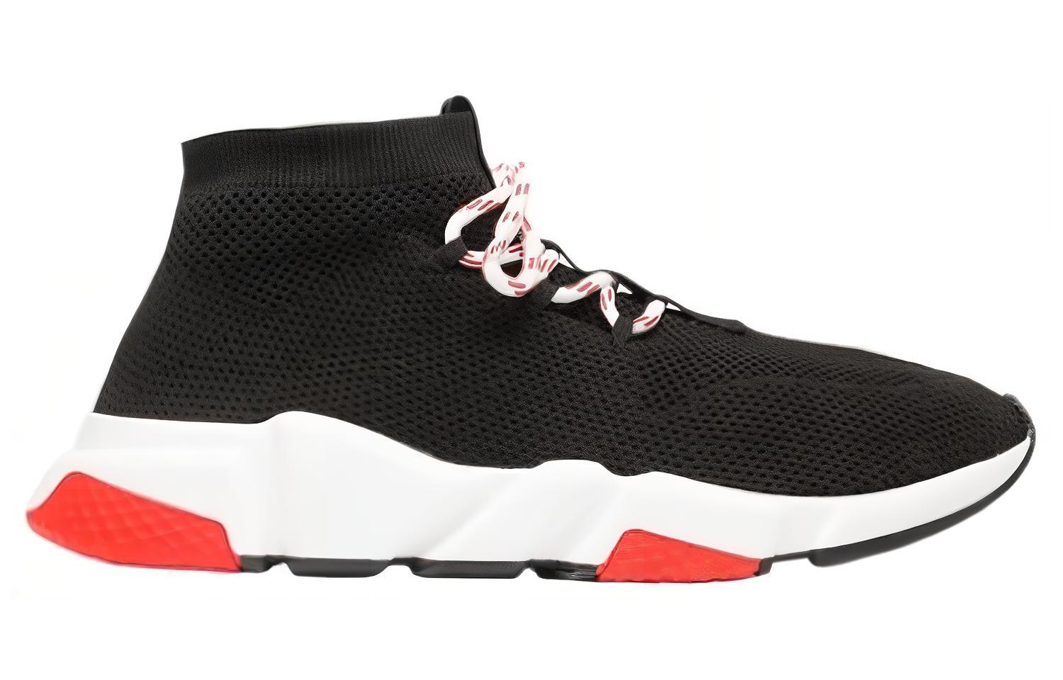 Order Balenciaga Speed Lace Up Trainer ''Schwarz Rot'' 530357W07U01000