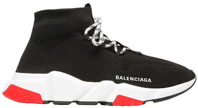 balenciaga-speed-lace-up-trainer-black-red