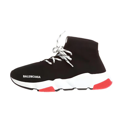 Balenciaga Speed Lace Up Trainer 'Black Red'
