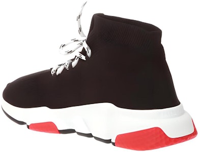 Balenciaga Speed Lace Up Trainer 'Negro Rojo' 587289-W1721-1019 Shop Balenciaga Speed Lace Up Trainer 'Negro Rojo' 587289-W1721-1019