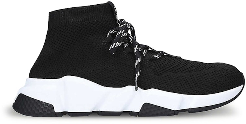 Balenciaga Speed Lace Up Trainer 'Hitam Putih' 517319W07U01000 Buy Balenciaga Speed Lace Up Trainer 'Hitam Putih' 517319W07U01000